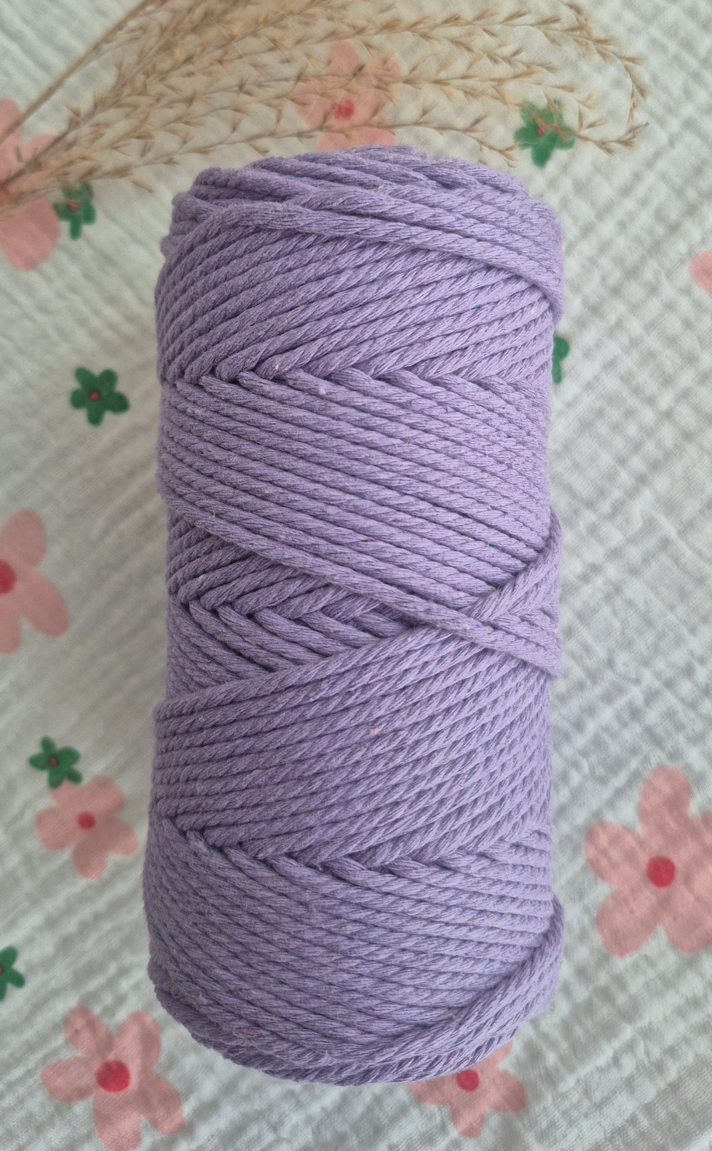 Natural Macrame Cord 2mm x 109yards, Colored Macrame Rope reyscled, Cotton Rope Macrame Yarn, Colorful Cotton Craft Cord for Wall Hanging, Plant Hangers, Crafts, Knitting